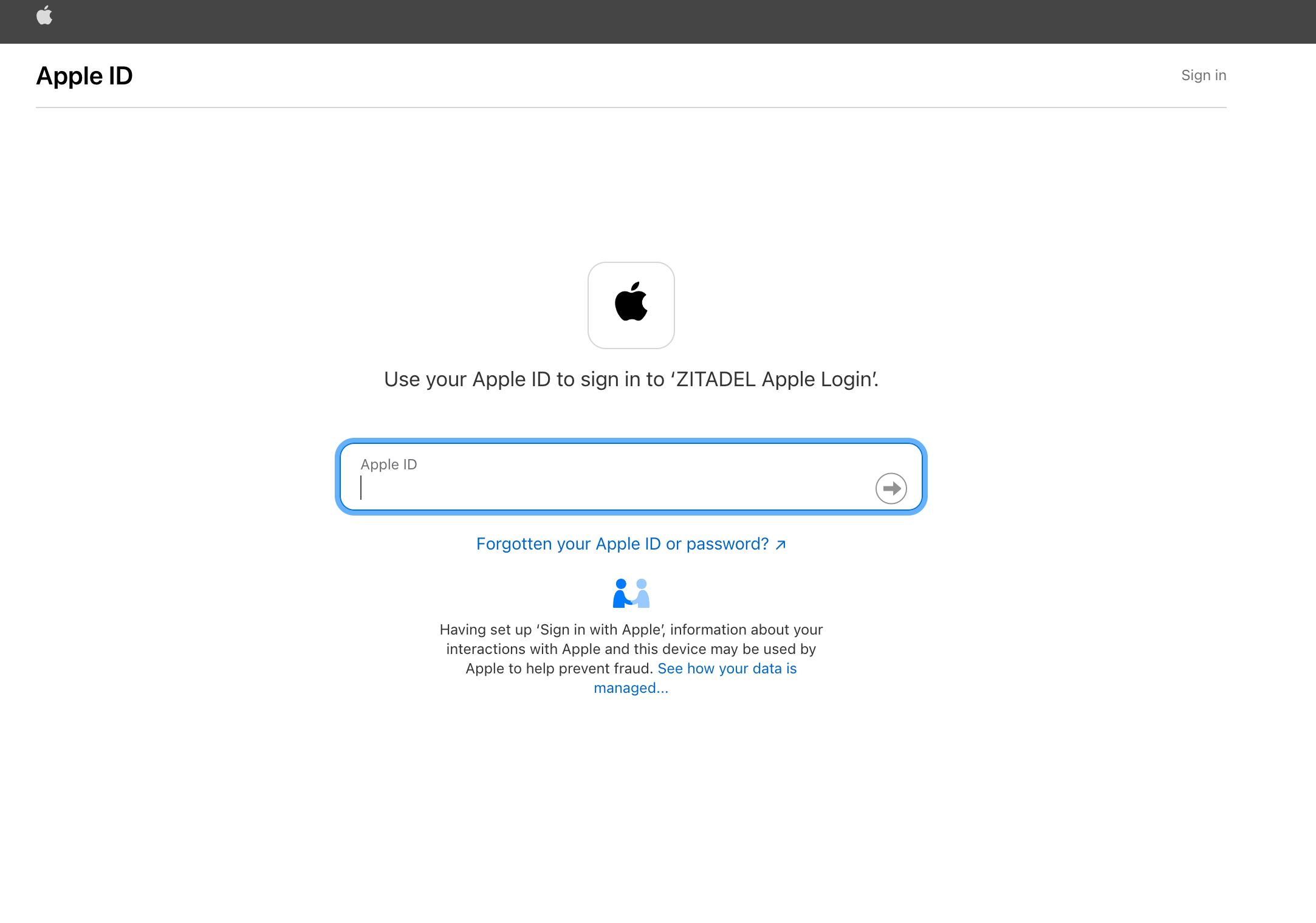 Apple Login